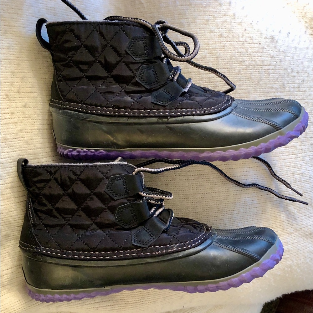 JBU by Jambu - Women's Nala Weather-Ready Rain Boot 8.5M with purple bottom